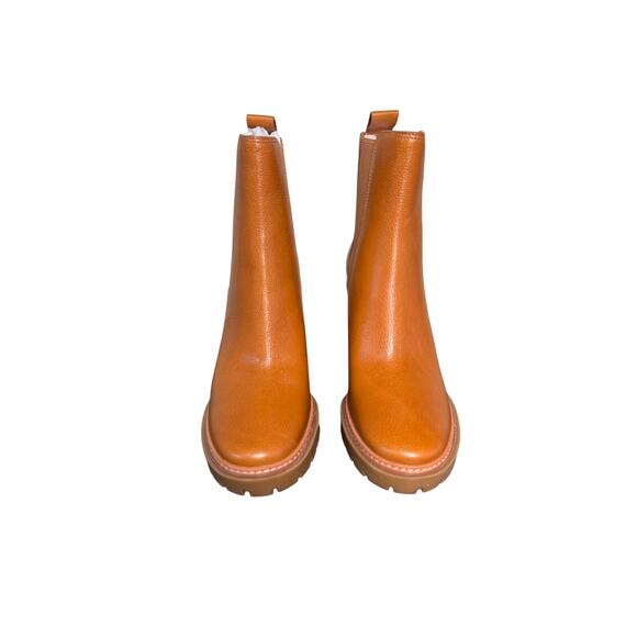 Tory Burch NIB Carson 70mm Lug Sole Boot in Toasted Caramel Size 9.5 - Picture 2 of 14